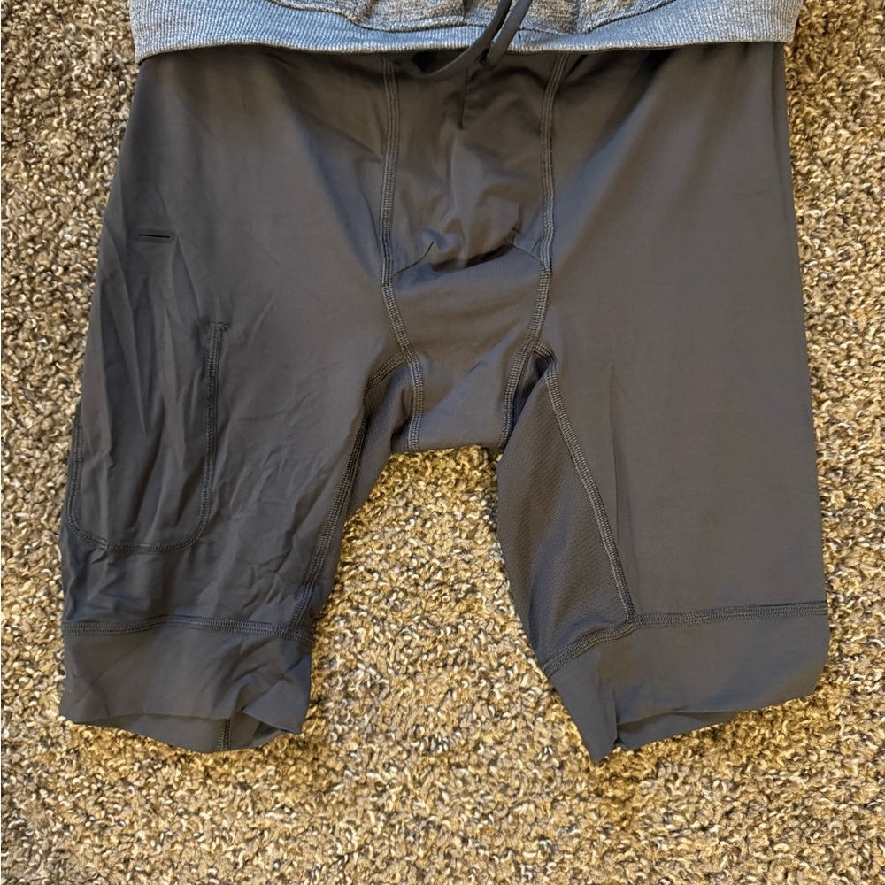 Lululemon Men's Gray Athletic Shorts - Picture 6 of 7